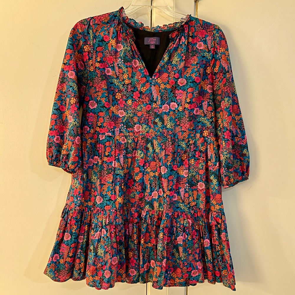 J Crew Liberty Dress LP EUC